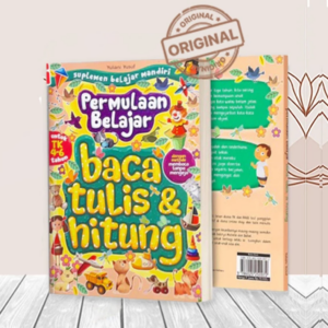 Buku Anak TK Permulaan Belajar Baca Tulis dan Hitung - Calistung